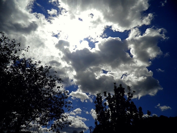 구름, 하늘, HD 배경 화면