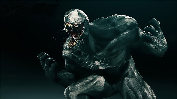 Плакат с Человеком-пауком, Venom, комиксы, HD обои