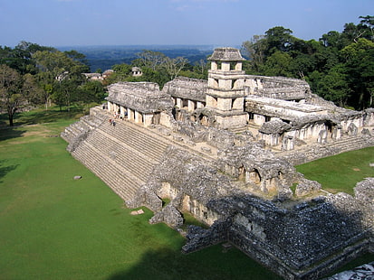 İnsan Yapımı, Palenque Chiapas Meksika, HD masaüstü duvar kağıdı HD wallpaper