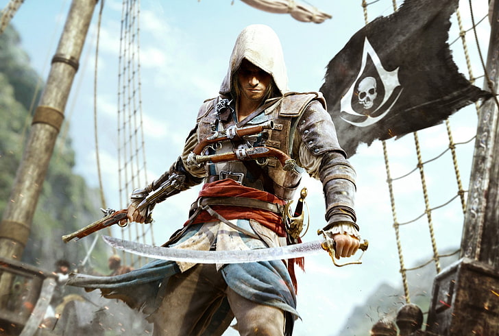 Assassin's Creed, Assassin's Creed IV: Black Flag, Tapety HD