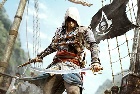 Assassin's Creed, Assassin's Creed IV: Черный флаг, HD обои HD wallpaper