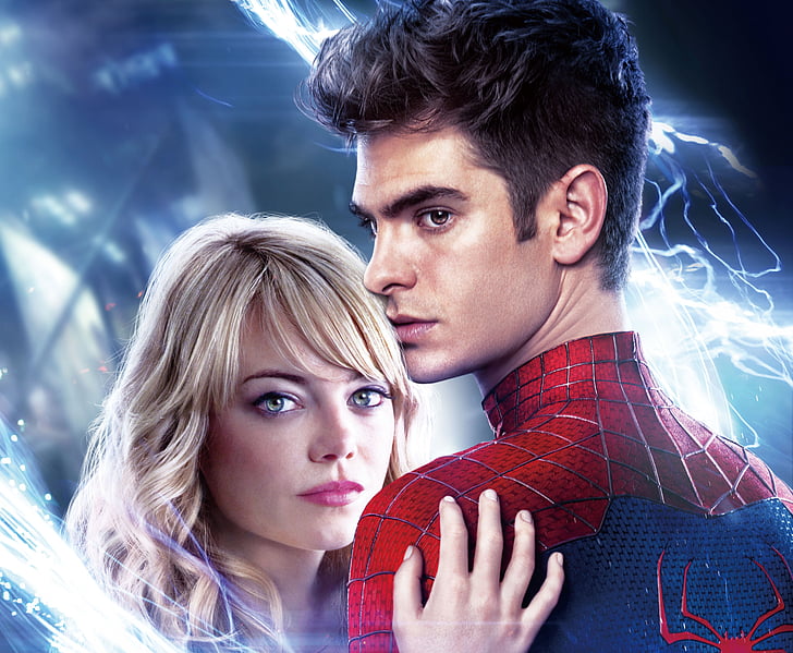 Spider-Man, The Amazing Spider-Man 2, Andrew Garfield, Emma Stone, HD tapet