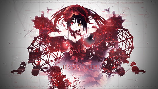 Anime, Date A Live, Heterochromia, Kurumi Tokisaki, HD wallpaper HD wallpaper