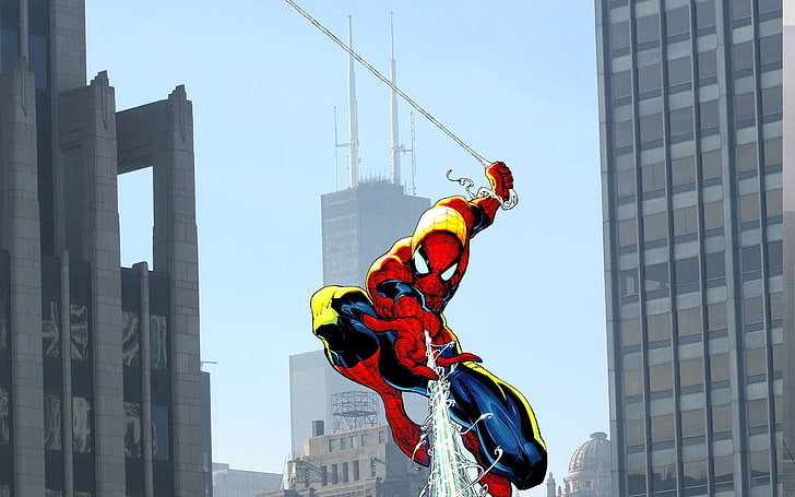 Spider-Man, Chicago, Wallpaper HD