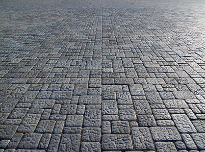 pavimento de hormigón gris, piedras, adoquines, puente, Fondo de pantalla HD HD wallpaper