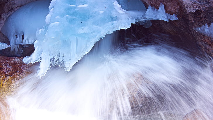 Ice HD, alam, es, Wallpaper HD