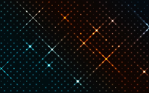 abstract, glowing, dots, HD wallpaper HD wallpaper