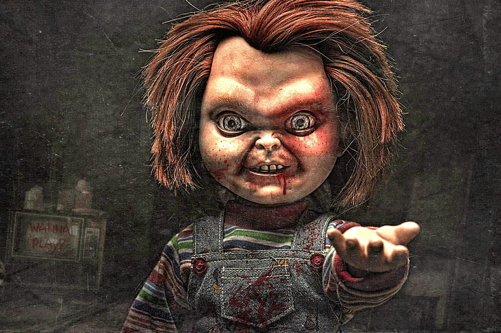 childs, chucky, creepy, dark, horror, play, scary, HD wallpaper