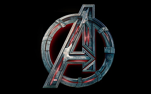 Мстители логотип, Мстители, Мстители: Эра Альтрона, Мстители, HD обои HD wallpaper