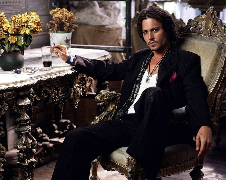 Actores, Johnny Depp, Fondo de pantalla HD