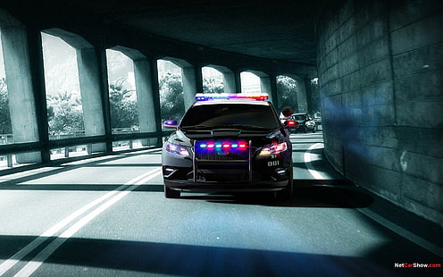 02 Ford Police Interceptor Concept 2010, ford police, ความทนทาน, รถยนต์, วอลล์เปเปอร์ HD HD wallpaper