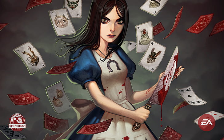 Alice Madness Returns, video game, playstation 3, Xbox, HD wallpaper
