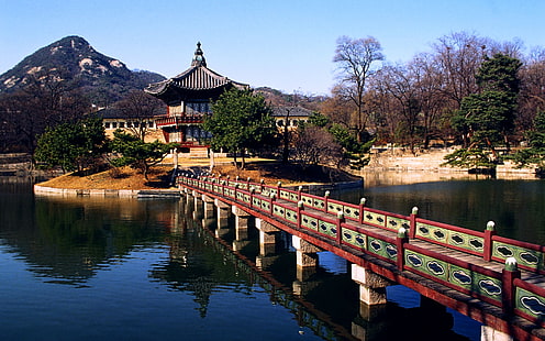 ภูมิทัศน์สวนสาธารณะเกาหลีใต้, เกาหลีใต้, สวนสาธารณะ, ภูมิทัศน์, วอลล์เปเปอร์ HD HD wallpaper