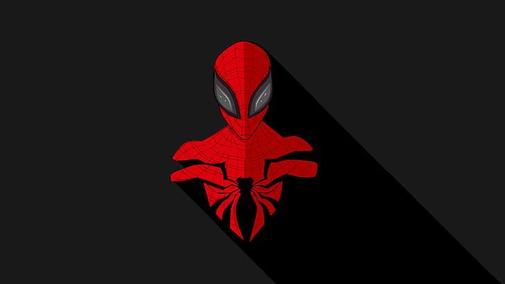 Spider-Man, Marvel Comics, comic art, digital art, Dark Avengers, dark background, HD wallpaper