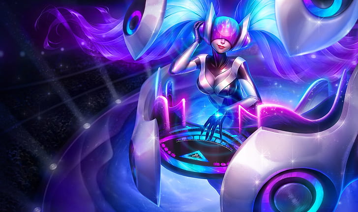 league of legends, dj sona, ethereal, Games, HD tapet