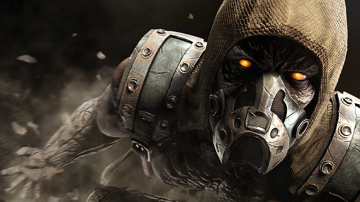 zdjęcie zamaskowanej postaci z gry, Tremor, Mortal Kombat X, PC, Xbox, PS4, Tapety HD