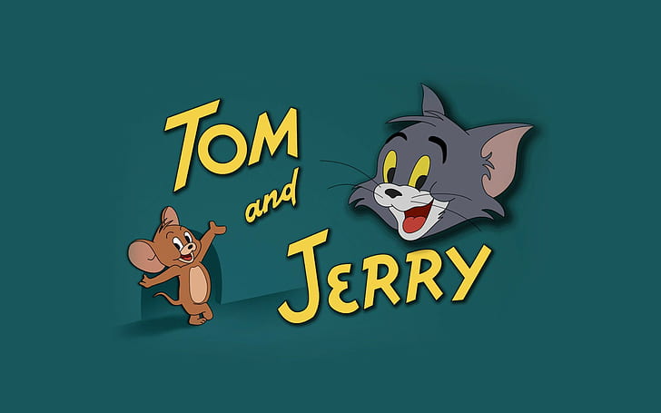 Tom and Jerry, tom and jerry, background, mouse, cat, Tom and Jerry, HD wallpaper