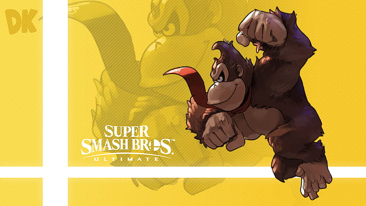 Videogame, Super Smash Bros. Ultimate, Donkey Kong, HD papel de parede