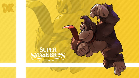 Video Game, Super Smash Bros. Ultimate, Donkey Kong, HD wallpaper HD wallpaper