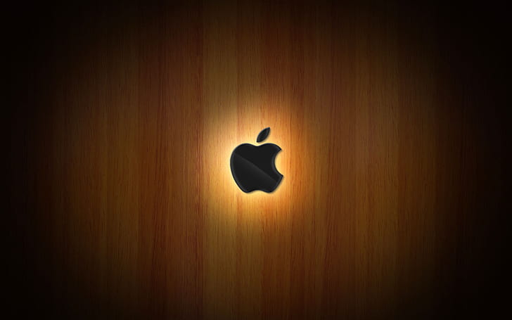 Kayu Glow dari Apple, glow, apel, kayu, Wallpaper HD