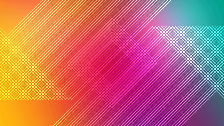 garis-garis, berwarna-warni, geometri, Wallpaper HD