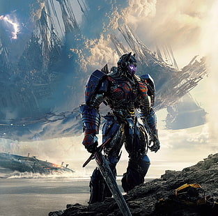 Transformers: The Last Knight, Optimus Prime, Sfondo HD HD wallpaper