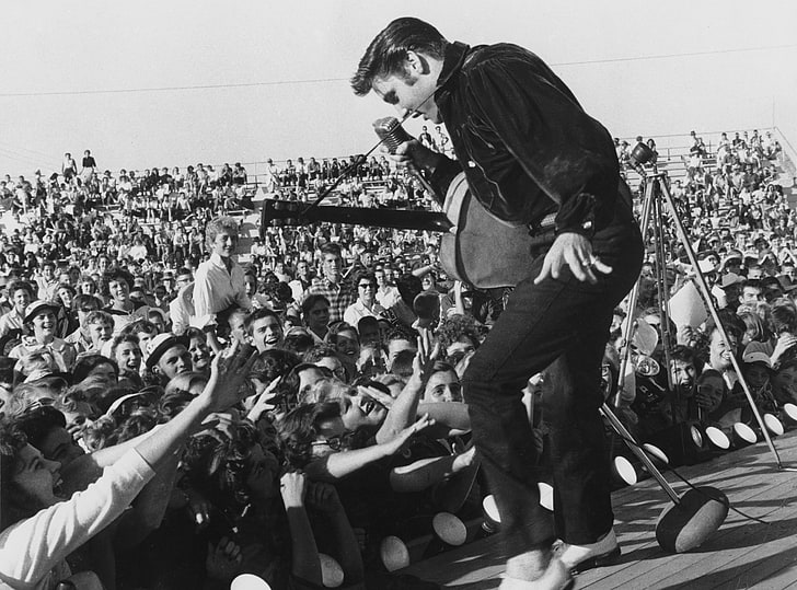 Elvis Presley In Concert, Elvis Presley, Vintage, Concert, elvis, Presley, HD wallpaper