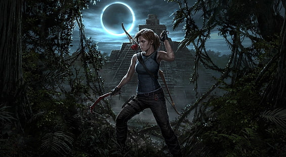 Shadow of the Tomb Raider ، Games ، Tomb Raider ، Maya ، TombRaider ، LaraCroft ، لعبة فيديو ، 2018 ، رحلة، خلفية HD HD wallpaper