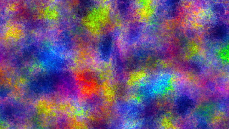 ภาพประกอบสีหลากสีนามธรรม, วอลล์เปเปอร์ HD