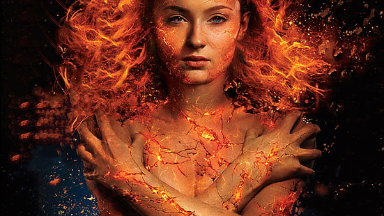 Sophie Turner, X-Men: Karanlık Anka kuşu, Sophie Turner, 5k, HD masaüstü duvar kağıdı HD wallpaper