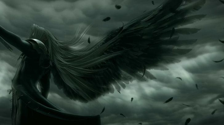 Final Fantasy, Final Fantasy VII: Advent Children, Sephiroth (Final Fantasy), Fondo de pantalla HD