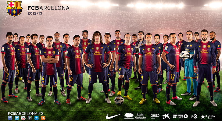 Poster FC Barcelona, ​​Messi, FC Barcelona, ​​Barca, Wallpaper HD