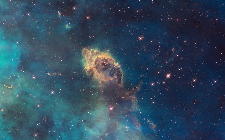 nebula wallpaper, Carina Nebula, space, supernova, HD wallpaper