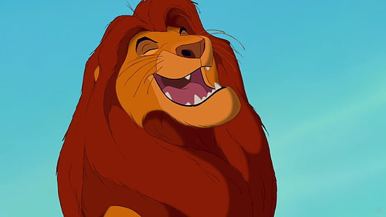 Lion King illustration, filmer, The Lion King, Mufasa, Disney, animerade filmer, HD tapet HD wallpaper