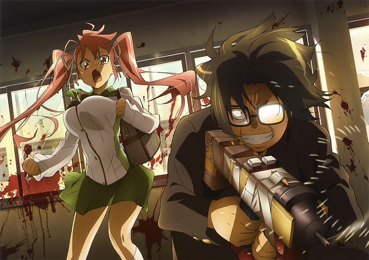 Anime, Highschool Of The Dead, Kôta Hirano, Saya Takagi, HD wallpaper |  Wallpaperbetter
