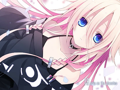 Anime, Anime Girls, Vocaloid, IA (Vocaloid), langes Haar, rosa Haare, blaue Augen, HD-Hintergrundbild HD wallpaper