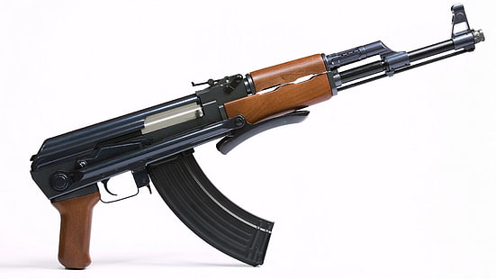АК-47, пистолет, автомат Калашникова, военный, винтовка, оружие, HD обои HD wallpaper