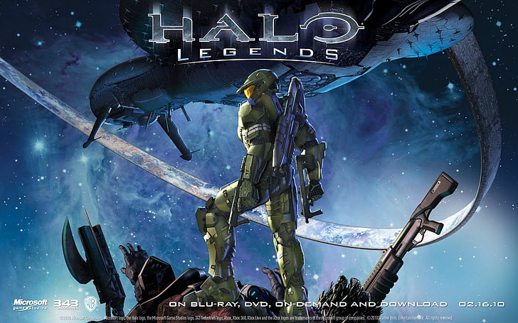 オタク、Halo Legends、Halo、マスターチーフ、 HDデスクトップの壁紙