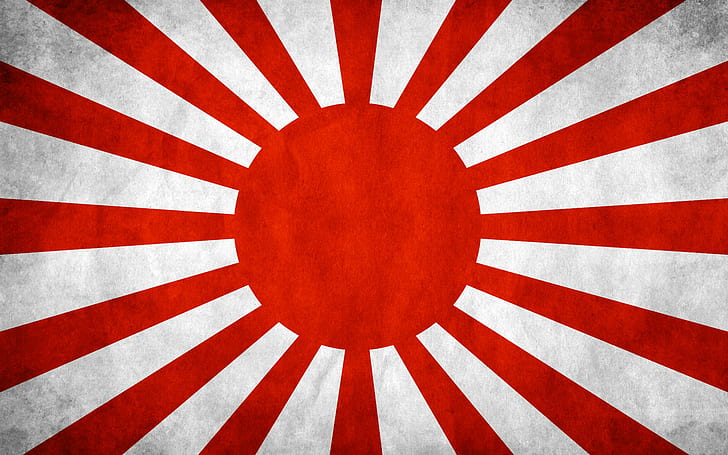 Флаг восходящего солнца, старый японский флаг, цифровое искусство, 1920x1200, Япония, флаг, восходящее солнце, HD обои