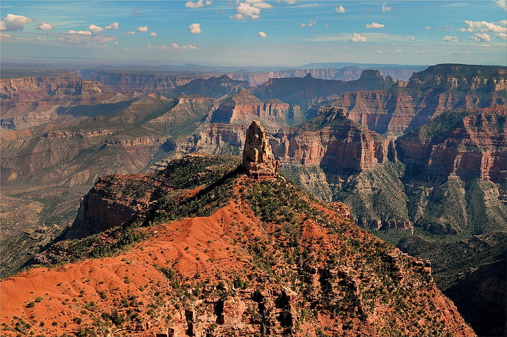 landscape, rock, Grand Canyon, HD wallpaper