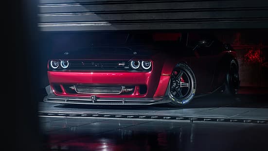Dodge Challenger, Dodge, Muscle Cars, amerikanische Autos, HD-Hintergrundbild HD wallpaper