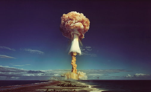 Atomic Bomb HD Wallpaper, bomba nuclear, Ejército, Bomba, bomba atómica, Fondo de pantalla HD HD wallpaper
