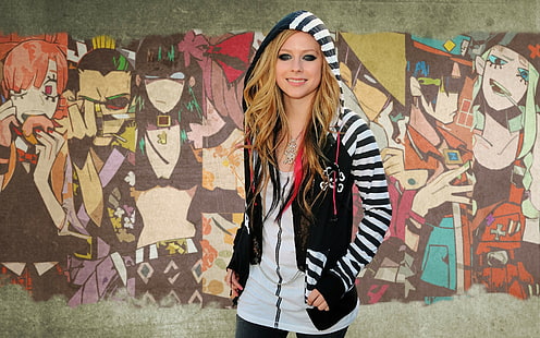 Avril Lavigne, Sängerin, Blondine, Frauen, HD-Hintergrundbild HD wallpaper