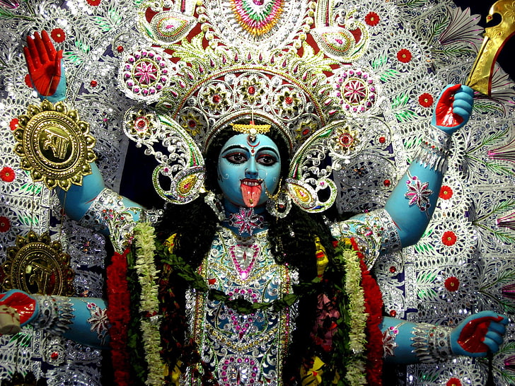 Religijna, hinduska, bogini Kali, Tapety HD