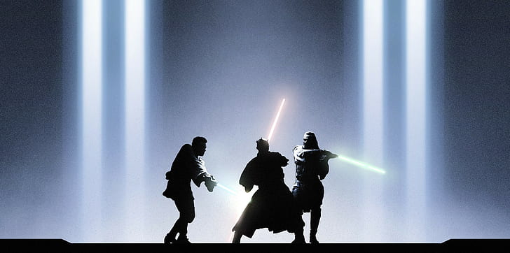Star Wars Phantom Menace-filmerna Jedi Sith Star Wars, HD tapet