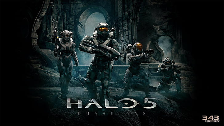Halo, Halo 5, Jefe Maestro, Equipo Azul, Fondo de pantalla HD