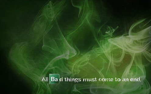 зелен дим Breaking Bad дигитален тапет, телевизионно шоу, Breaking Bad, HD тапет HD wallpaper