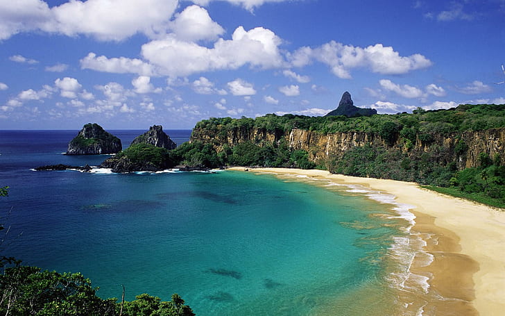 Ocean Beach Brazil Skyscapes Gallery ، الشواطئ ، الشاطئ ، البرازيل ، المعرض ، المحيط ، skyscapes، خلفية HD