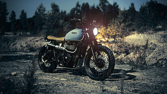 motorcycle, vehicle, Triumph, HD wallpaper HD wallpaper