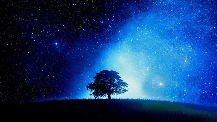 gambar latar belakang langit malam, Wallpaper HD